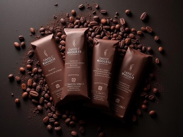 Group shot of various single-origin dark chocolate bars